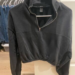 Forever 21 Black Zip-Up Jacket